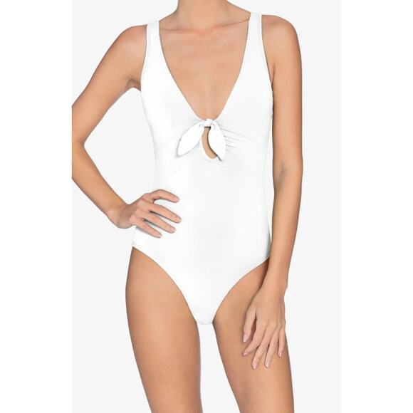 Robin Piccone AVA KNOT ONE PIECE Size 10 - Picture 1 of 14